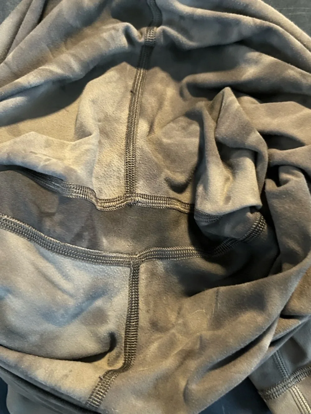 🍋EUC Lululemon Align HR Pant 28" - Diamond Dye Pitch Grey Graphite Grey - Sz 8 - Picture 7 of 14